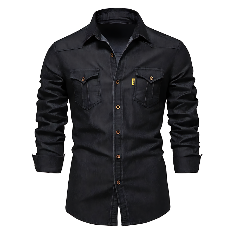 RICHARD™ | MEN'S COTTON DENIM SHIRT