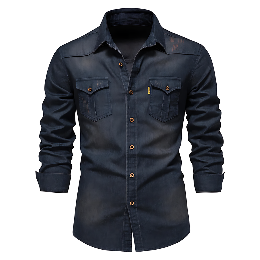 RICHARD™ | MEN'S COTTON DENIM SHIRT