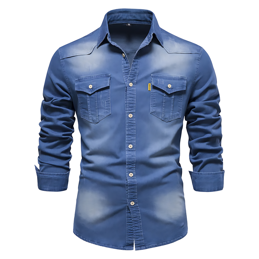 RICHARD™ | MEN'S COTTON DENIM SHIRT