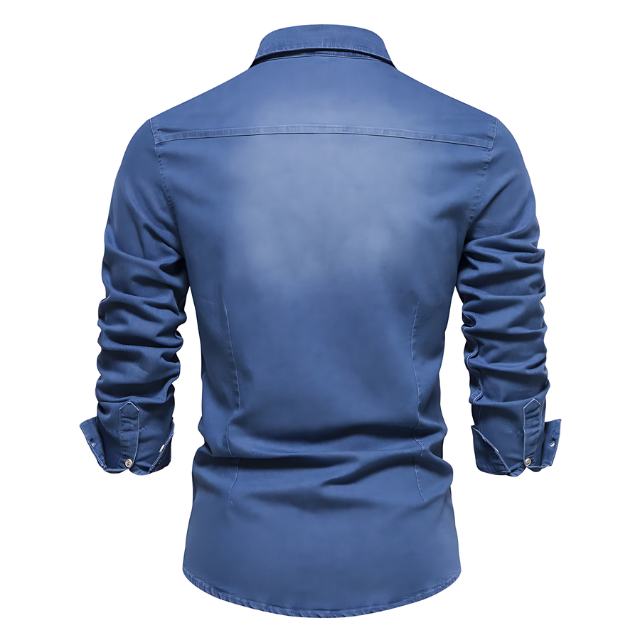 RICHARD™ | MEN'S COTTON DENIM SHIRT