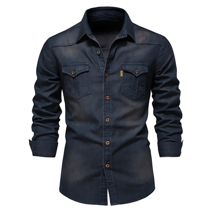 RICHARD™ | MEN'S COTTON DENIM SHIRT